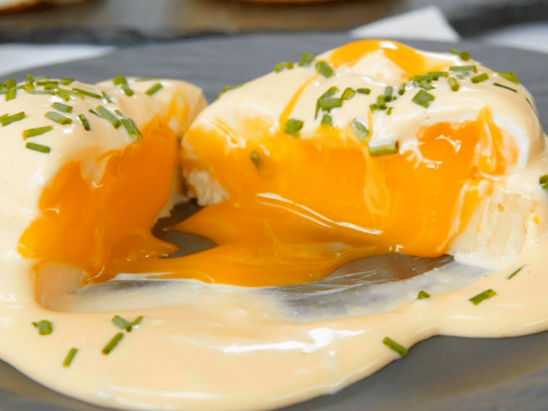 Huevos benedict.