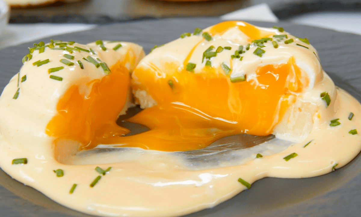 Huevos benedict.