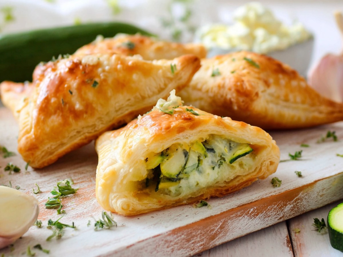 ¿Hora de la merienda, almuerzo o desayuno? Estas empanadas de hojaldre siempre son deliciosas